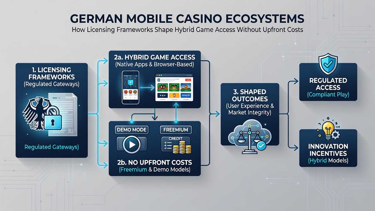Hybride Spielzugänge in mobilen Casinos unter deutschen Lizenzrahmen