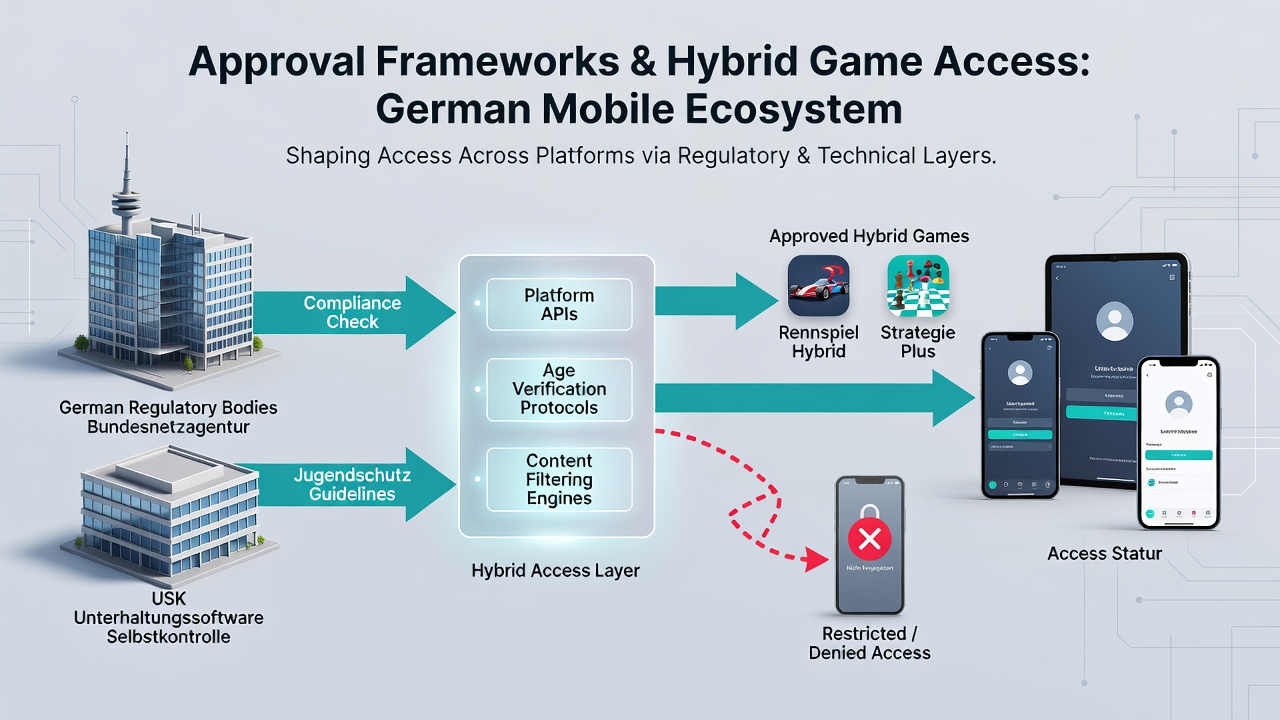 Mobile Plattformen mit hybriden Spielen unter deutschen Zulassungsbedingungen