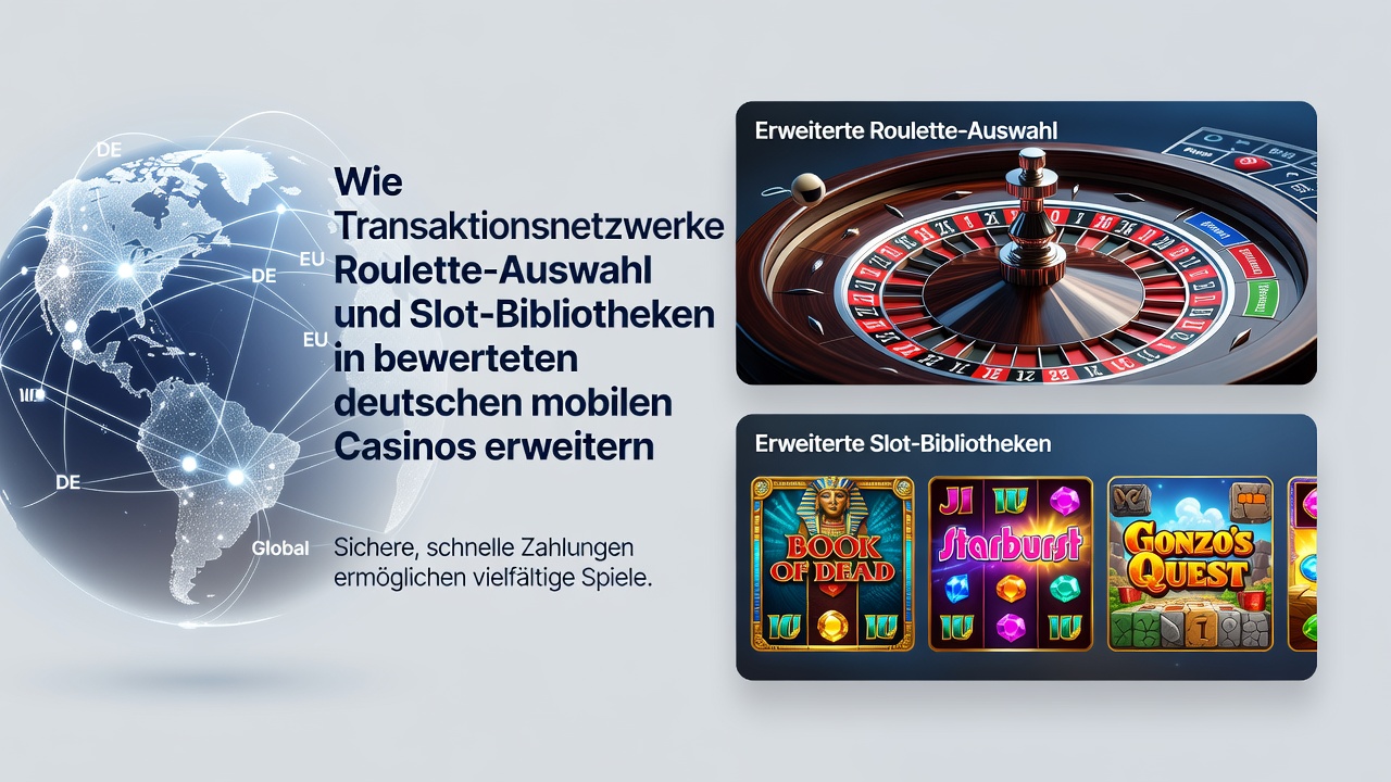 Erweiterte Slot- und Roulette-Bibliotheken durch vernetzte Zahlungssysteme
