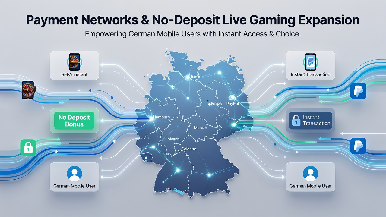 Mobile Live-Gaming Erweiterung durch Zahlungsnetzwerke in regulierten Umgebungen