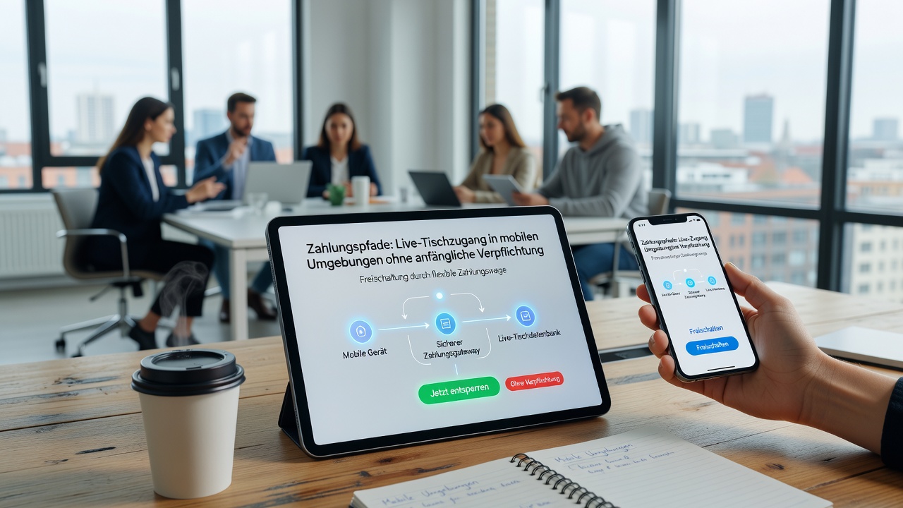 Mobile Casino-App mit Live-Tisch und Zahlungsoptionen ohne Einzahlung in deutschem Kontext
