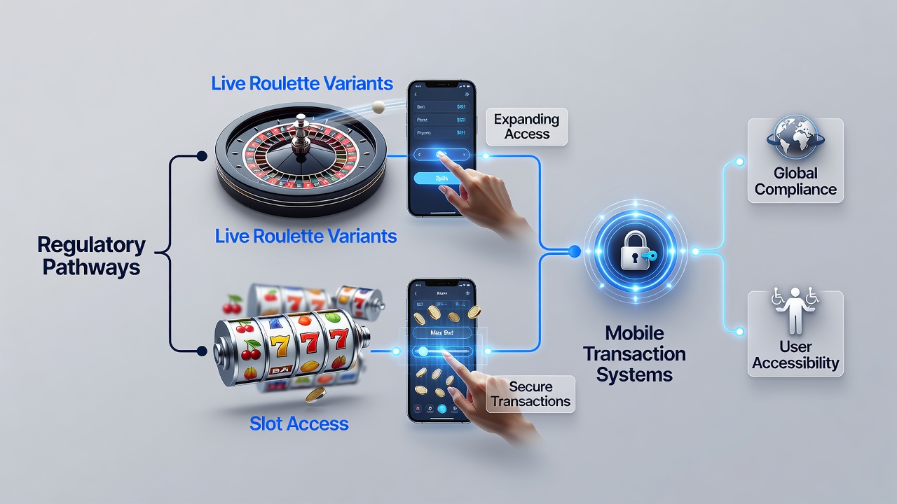 Mobile Transaktionssysteme und deren Rolle bei der Erweiterung von Slots und Live-Roulette in regulierten Märkten