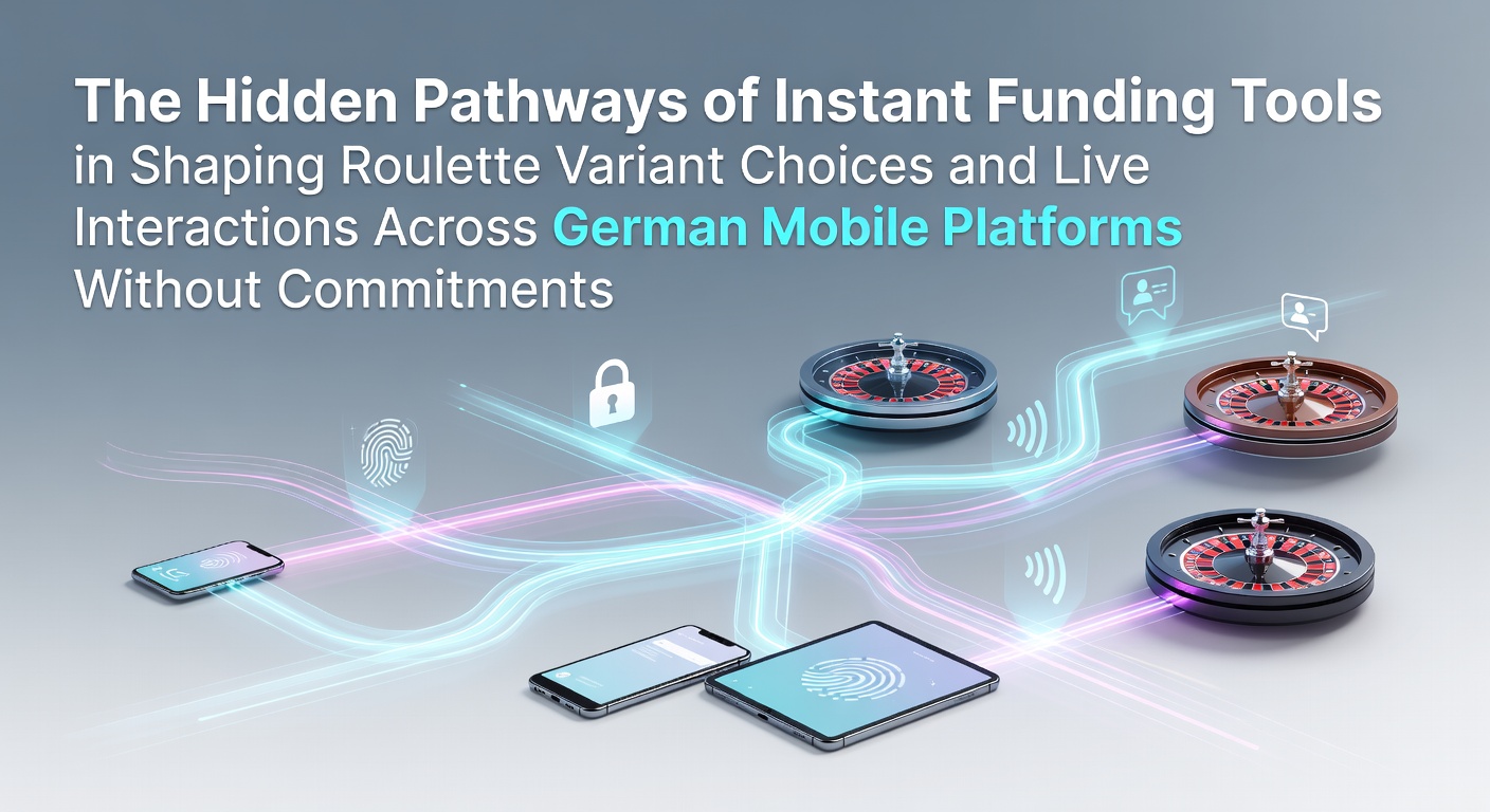 Illustration der Integration von Sofort-Finanzierungstools in mobile Roulette-Plattformen in Deutschland