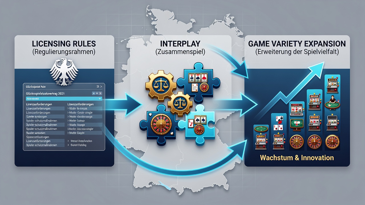 Darstellung der Spielvielfalt und Lizenzprüfungen auf mobilen Plattformen in Deutschland
